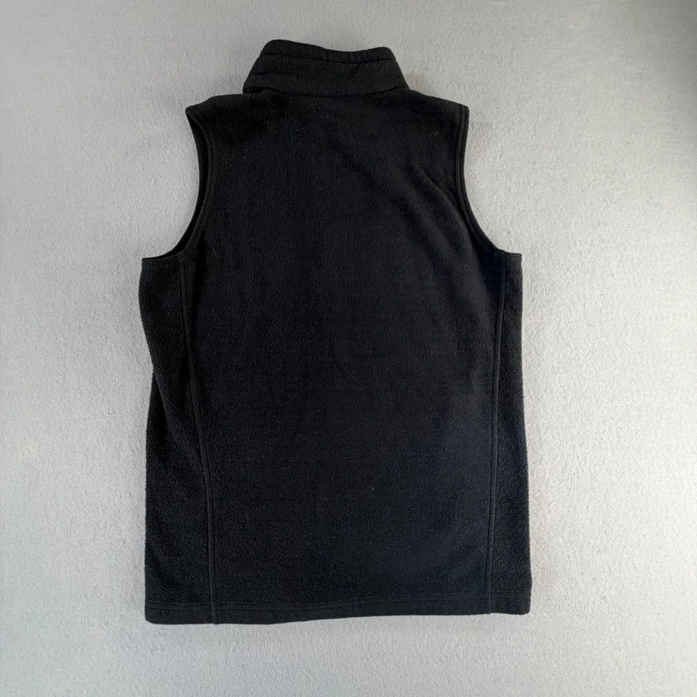 Columbia Steens Mountain Black Fleece Full Zip Vest Youth Large 14/16 Outdoors